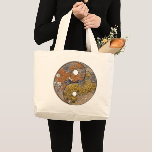 Yin Yang Grote Tote Bag (Voorkant (product))
