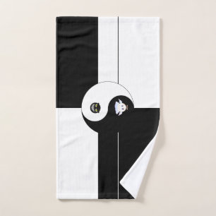 Yin yang handdoek