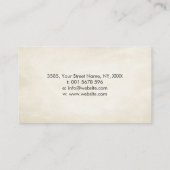 Yin Yang Hands Sakura Tree Visitekaartje (Achterkant)