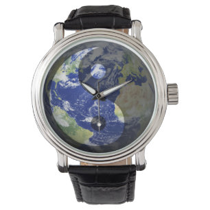 Yin-Yang Harmonie op Onze Planeet Horloge