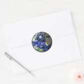 Yin-Yang Harmony op Onze Planeet Ronde Sticker (Envelop)