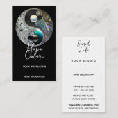 Yin Yang, Healing Arts Visitekaartje (Voorkant / Achterkant)