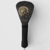 Yin yang het symbool dat staat voor evenwicht golfheadcover (Voorkant)