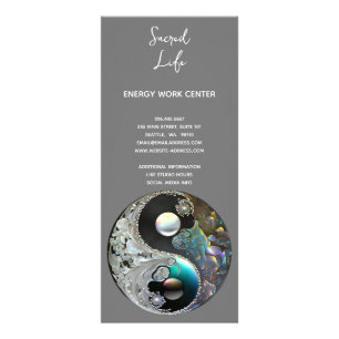 Yin Yang Holistische Genezing Reclamekaart