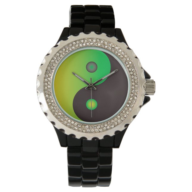 Yin-Yang Horloge (Voorkant)