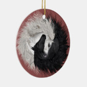 Yin Yang Horses Ornament (Rechts)