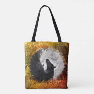 Yin Yang Horses Summer/Herfst tweezijdig Tas