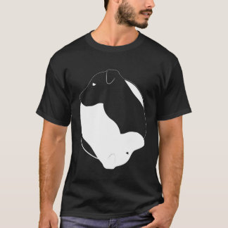 Yin Yang Jack Russell Grappig JRT Symbool Zen Medi T-shirt