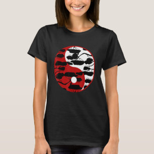 Yin Yang Japanse Zen Boeddhistische Tuinieren Bons T-shirt