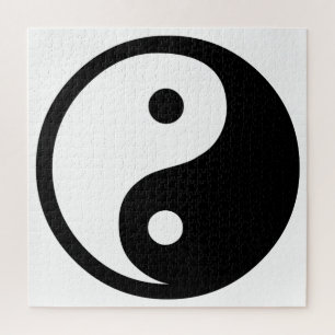 Yin Yang Jigzaag Puzzle Legpuzzel