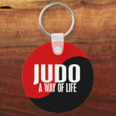 Yin Yang JUDO 1 Sleutelhanger (Voorkant)