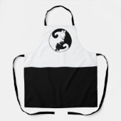 Yin Yang katten Schort (Voorkant)
