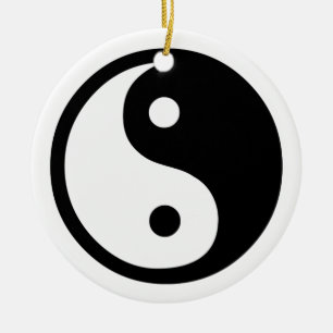 Yin Yang Keramisch Ornament