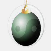 Yin & Yang kerstversiering Keramisch Ornament (Links)