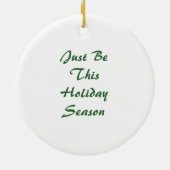 Yin & Yang kerstversiering Keramisch Ornament (Achterkant)