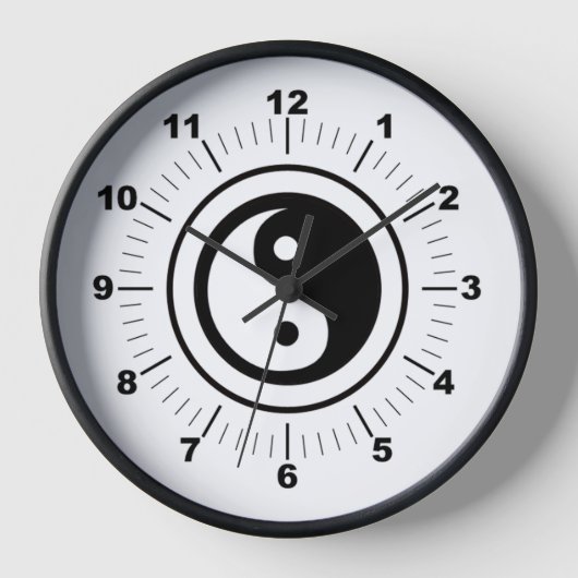 Yin Yang Klok (Voorkant)