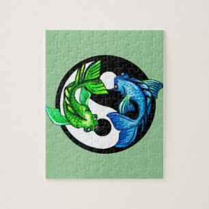 Yin-Yang Koi Design Legpuzzel