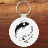 Yin Yang Koi Fish Sleutelhanger (Voorkant)