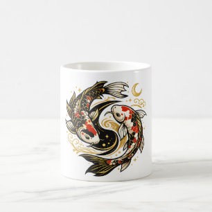 Yin Yang Koi Vis Japanse Esthetiek Koffiemok