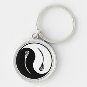 Yin Yang Lacrosse Sleutelhanger