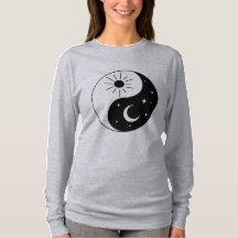 Yin-Yang - Lange T-shirt voor dames