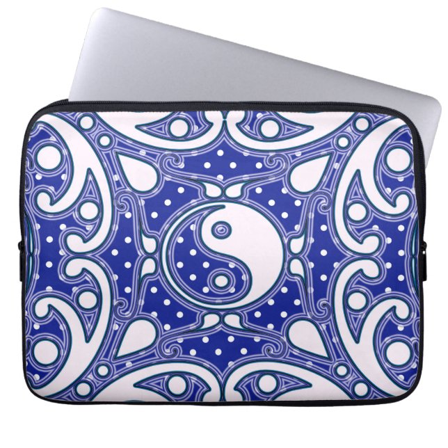 Yin Yang Laptop Sleeve (Voorkant)