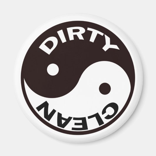 Yin Yang Lave-vaisselle Magnet (Devant)