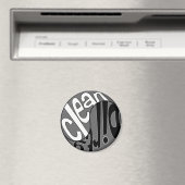 Yin Yang Lave-vaisselle propre Magnet blanc/noir (In Situ (Lave-vaisselle))