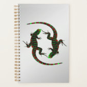 Yin Yang Lizards Argent (Devant)