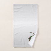 Yin Yang Lizards Argent (Serviette à main)