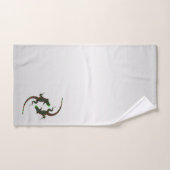 Yin Yang Lizards Argent (Serviette à main)