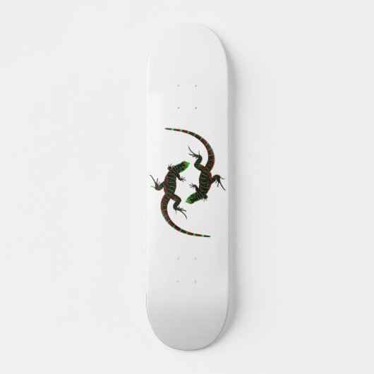 Yin Yang Lizards Skateboard (Voorkant)