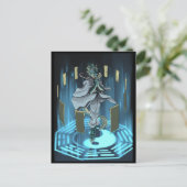 Yin Yang magical ring Briefkaart (Staand voorkant)