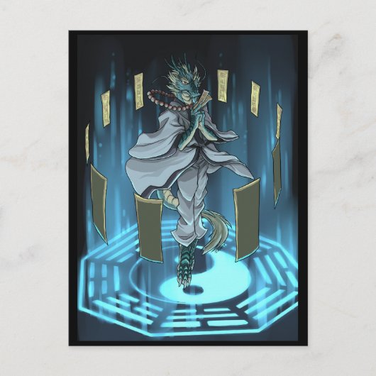 Yin Yang magical ring Briefkaart (Voorkant)