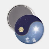 yin yang magneet (Voorkant / Achterkant)