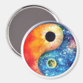yin-yang magneet (Voorkant / Achterkant)