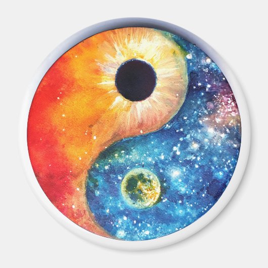 yin-yang magneet (Voorkant)
