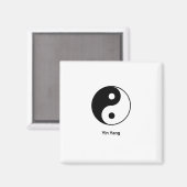 Yin Yang Magneet (Voorkant / Achterkant)