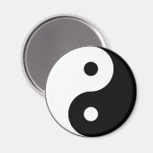 Yin Yang Magnet Magneet (Voorkant / Achterkant)