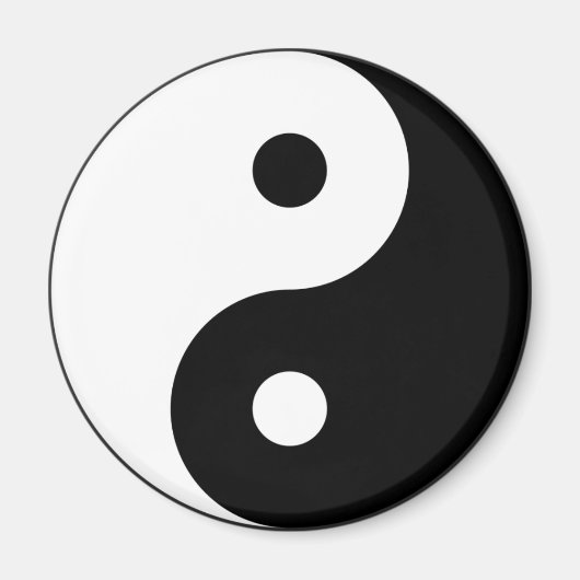 Yin Yang Magnet Magneet (Voorkant)