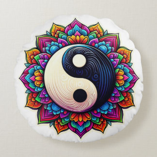 Yin Yang mandala design kussen