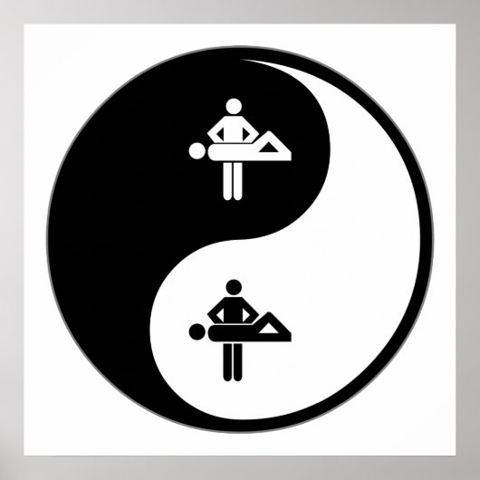 Yin Yang Massage Poster (Voorkant)