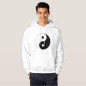 Yin Yang Mens Sweat - shirt à capuche (Devant entier)