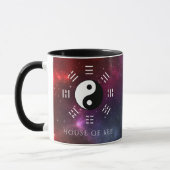 Yin Yang met Bagua Trigram Symbolen I-Ching Mok (Links)
