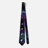 Yin Yang met Bagua Trigram Symbolen I-Ching Stropdas (Voorkant)