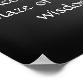 Yin Yang met Boeddha Quote Poster (Hoek)