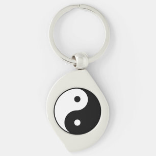 Yin Yang Metal Sleutelhanger