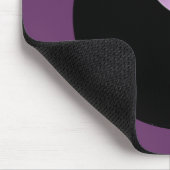 yin yang monogram - paars muismat (Hoek)