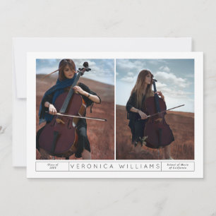 Yin & Yang Music Afstuderen Uitnodiging