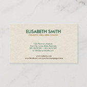 Yin Yang - Natuur Balance Visitekaartje (Achterkant)